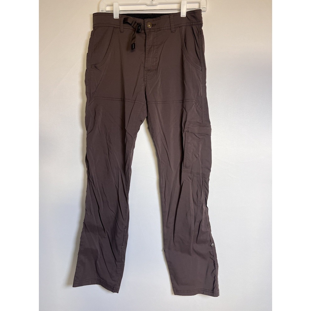 Prana Men's Size Small/30 Nylon Slim Straight Leg Zion Belted Outerwear Pants